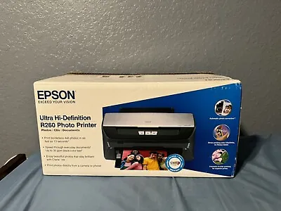 Epson Stylus Photo Ultra Hi-Definition R260 Digital Inkjet Printer - New Open • $269.99