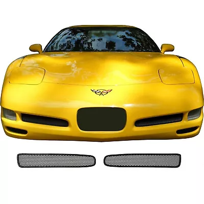 Ccg Black Mesh Grill Inserts For 97-04 Chevy Corvette C5 Grille Pre-cut And Trim • $29.99
