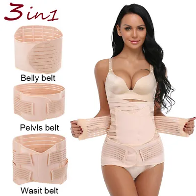 £22.79 • Buy Maternity Body Shaper 3 In 1 Postpartum Recovery Belt Belly/Waist/Pelvis Wrap UK