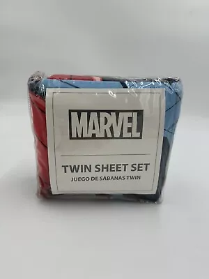 Marvel Spiderman Crawl 3 Piece Twin Sheet Set 100% Microfiber Easy Clean • $27.99