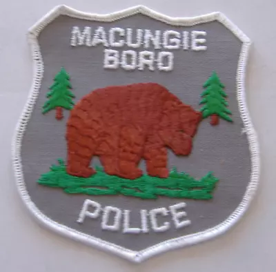 Macungie Police  Pennsylvania  Police  Fabric   Patch • $7.95