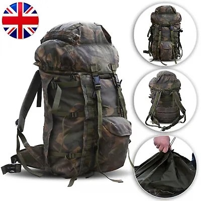 Genuine British Army Military LONG DPM IRR 30 Rucksack Backpack Bergen 90 L Bag • $43.56