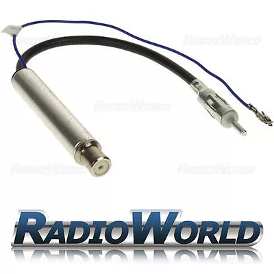 £5.99 • Buy AUDI/VAG/VW /Seat /Skoda Amplified Aerial Adapter Connector Plug Booster ISO DIN