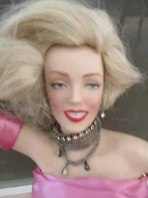 Marilyn Monroe Porcelain Doll - Franklin Mint • £90