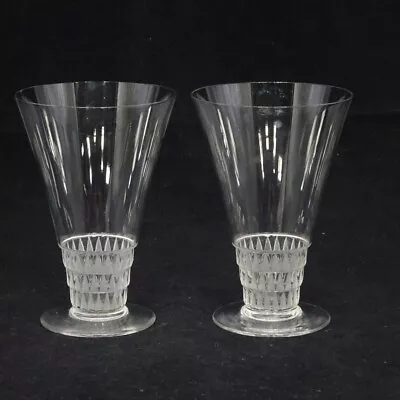 Rene Lalique Dampierre Pattern Tumbler Glasses C1931 • £36