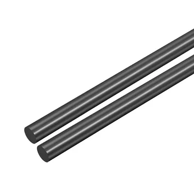 Plastic Round Rod4.5mm Dia 50cm Black Engineering Plastic Round Bar 2pcs • $7.60