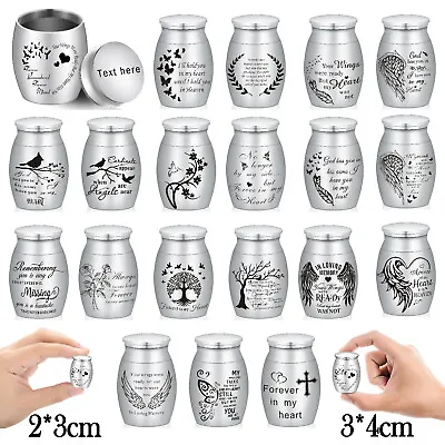 Small Keepsake Urns For Human Ashes Holder Mini Cremation Urn For Pet Ashes Gift • £14.39