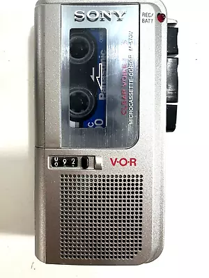 Sony M-570V Microcassette-Corder Voice Recorder Clear Voice Plus • $50