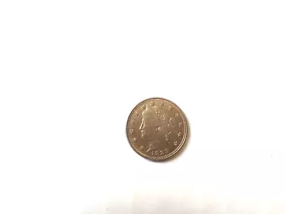 1883 Liberty V Nickel With Cents • $25