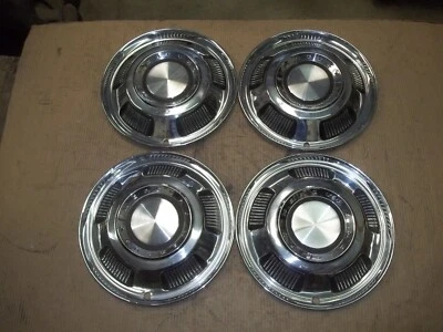 $119.99 • Buy 1967 67 Mercury Comet Hubcap Rim Wheel Cover Hub Cap 14  OEM USED 605 SET 4
