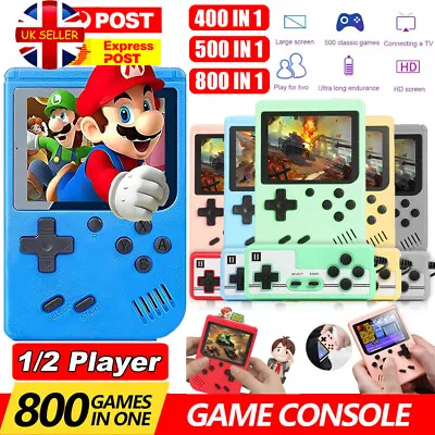 800+ Classic Games Handheld Retro Video FC Game Console Player For Kids Adults • £10.59