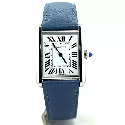 Cartier Tank Must Large Model Quartz Stainless Steel Men's Watch WSTA0041 • $3550