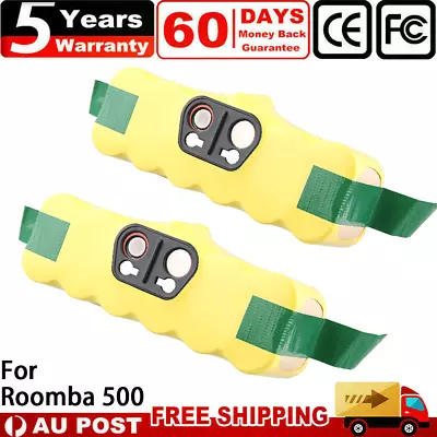 2pack 5.2Ah 14.4V Battery For IRobot Roomba 500 Ni-MH 690 650 805 Vacuum Cleaner • $49.98