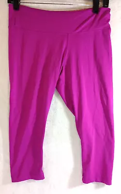 Marika Tek Women's Leggings Capris Size Medium Pink Activewear Workout Pants • $11.66