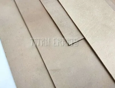 2.5 Mm THICK COWHIDE Tooling Craft Leather Veg Tan Full Grain Saddle TAN Leather • £9.99