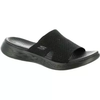 Skechers Womens Performance On The Go Black Flip-Flops 9 Medium (BM) BHFO 3727 • $11.99