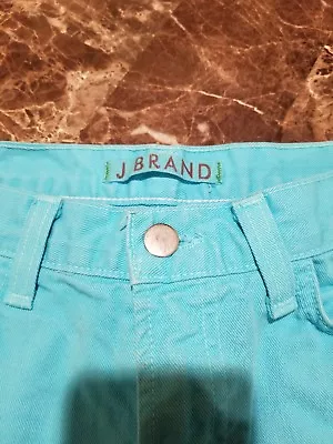 J Brand Cut Off Shorts 26 Aqua Turquoise Blue • $34.99