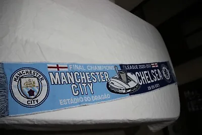 Scarf Match Final UEFA Champions League Manchester City FC And Chelsea Scarf • £15.35