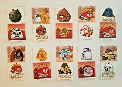 $10 • Buy Angry Birds Star Wars Stickers Set Of 10 Made By Sandy Lion (2012)