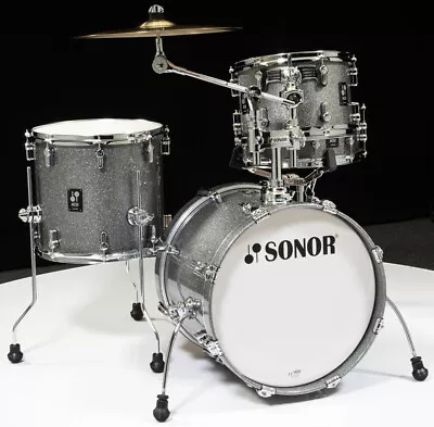 Sonor AQ2 Maple Bop Kit 4pc Shell Pack - Titanium Quartz Lacquer • $1129