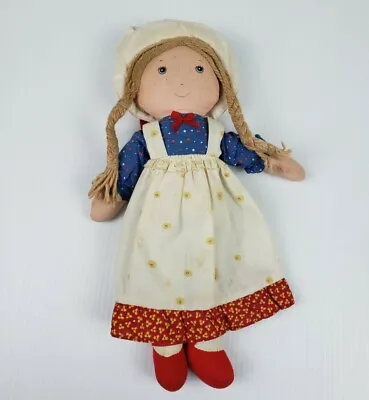 $9.99 • Buy Vtg Holly Hobbie Bicentennial 12” Cloth Rag Doll Knickerbocker 1976 Patriotic