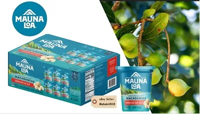 6 Pack Gift Collection Box DRY ROASTED MACADAMIAS Sea Salt Mauna Loa Nuts Hawaii • $55.25