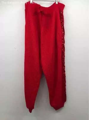 INC International Concepts Womens Red Sequin Knitted Jogger Pants Size XXL • $5.99