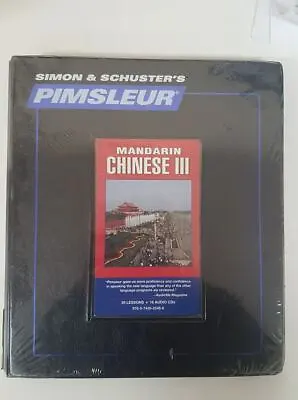 £49.99 • Buy Chinese (Mandarin) III, Comprehensive: Learn To Speak (16 AUDIO CDs)  #X232