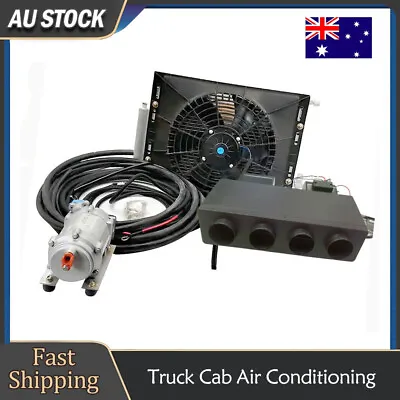 12V Universal Electric Under Dash Air Conditioning A/C Evaporator Kit Truck Car • $949.99