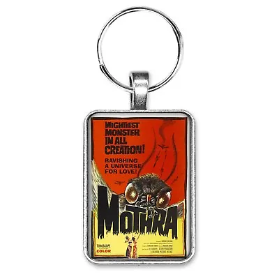 Mothra Movie Poster Reproduction Pendant Key Ring Or Necklace Monster Jewelry • $12.95