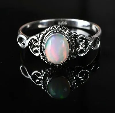 £12 • Buy Opal Ring 925 Sterling Silver Ring Wedding Ring Statement Ring All Size AA-315