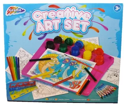 £8.50 • Buy Grafix Creative Art Set - Painting & Colouring  Set - Children's Art - New 