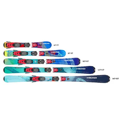 HEAD Junior Monster Easy JRS Skis With JRS 7.5 GW CA BR.78[H] Bindings • $169