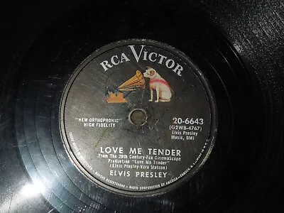 78 RPM Record - Elvis Presley - Love Me Tender • $10