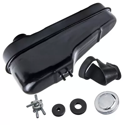 Gas Fuel Tank Kit W/ Cap & Valve Complete Kit For Honda CT70 ST90 Black • $42.50