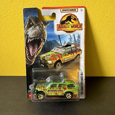 Jurassic Park FORD EXPLORER '93 World Vehicle 1993 Matchbox Dirty Variant #4 • $14.93