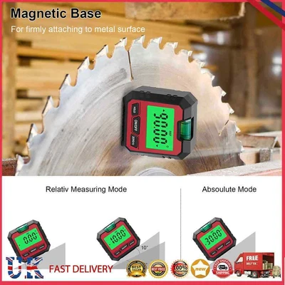 £10.43 • Buy Magnetic Digital Inclinometer Level Box Gauge 360° Angle Meter Finder Protractor