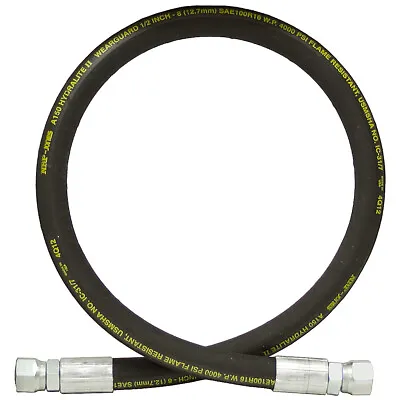 1/2  X 18  JIC 8F Swivel SAE 100R16 Hydraulic Hose 4000 PSI  940-2218 • $12.80