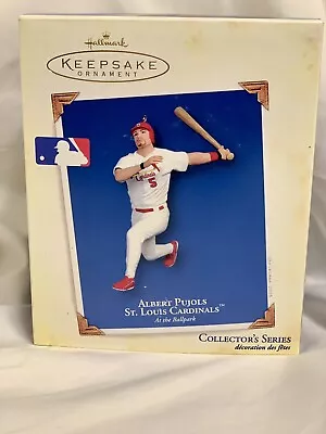 2005 Hallmark Keepsake Ornament Albert Pujols St Louis At The Ballpark • $12