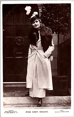 Gaby Deslys: Beautiful And Talented Actress Dancer And Singer : Rppc :  (1916) • £21.23