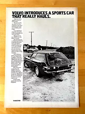 1972 Original Print Ad Volvo 1800ES Introducing A Sports Car That Really Hauls • $5.99