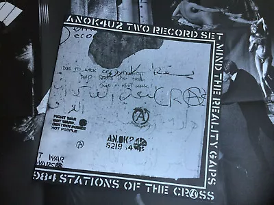 Crass: Stations Of The Crass - Poster Sleeve Only - Anarcho Punk - Gee Vaucher • £3