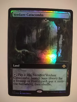 MTG Magic: The Gathering FOIL Verdant Catacombs Extended Art Modern 2 MH2 479 • $21