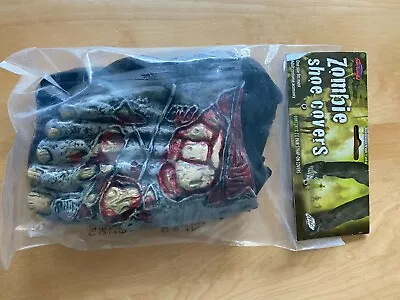 Halloween Bloody Horror--ZOMBIE FEET SHOE COVERS--Walking Dead Costume Accessory • $16.19