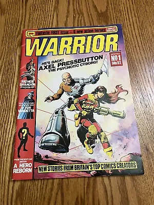 Warrior #1 1st Of V For Vendetta & Marvelman Great Condition Comic Book Comics • $275