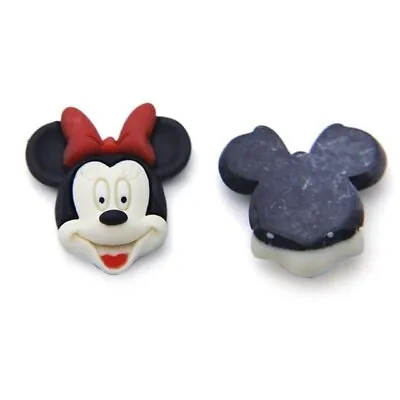 5 X 20mm MINNIE MOUSE FLAT BACK RESIN HEADBANDS HAIR BOWS CARD MAKING CRAFTS • £1.69