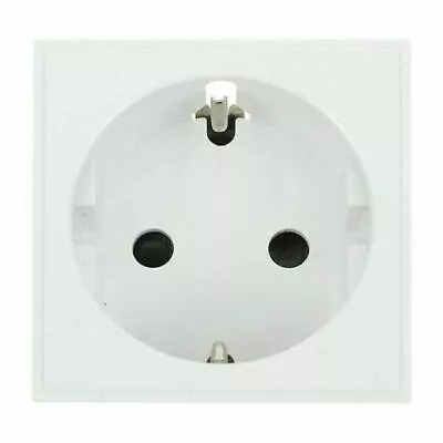£15.46 • Buy Click MM020WH European Socket Module 16A 1G Schuko Socket Module 50x50