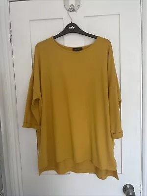 New Look Ladies Mustard  Yellow Top .size M • £7.99