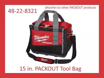 Milwaukee 48-22-8321 15-Inch Heavy Duty PACKOUT Polyester Carrying Tool Bag NEW • $42