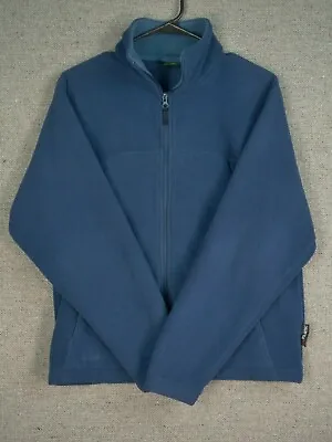 Cabela's Fleece Jacket Men's Small Blue Full Zip Polartec Pockets Outdoor • $4.98